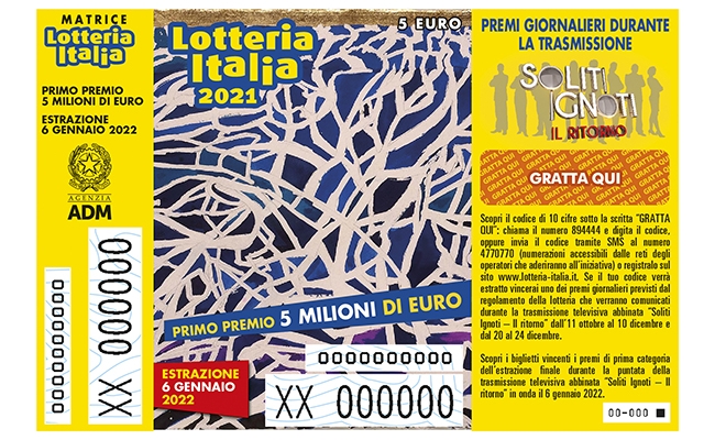 Lotteria Italia Calabria: venduti 116mila biglietti (+36 5) Cosenza prima tra le province