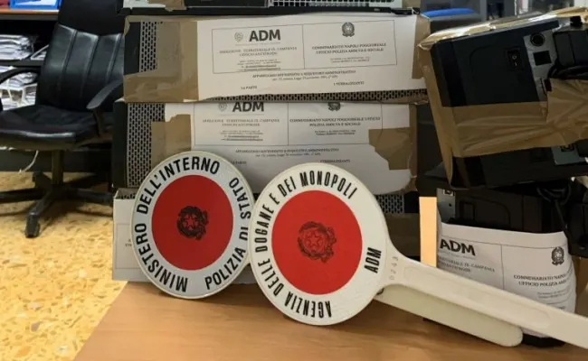 Scommesse abusive, controlli Adm-polizia in un internet point di Napoli: sequestrate postazioni di gioco irregolari