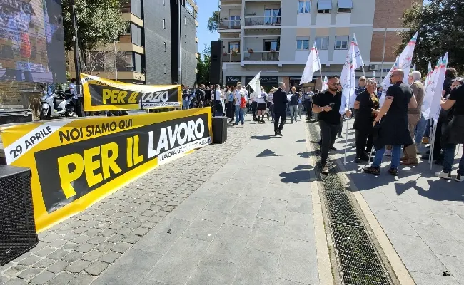 Giochi, manifestazione 'Legalità Lavoro Lazio". Perrone (Sapar): "Impegno delle istituzioni regionali a calendarizzare una soluzione per il distanziometro entro giugno"