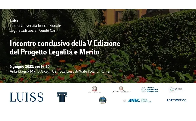 Progetto Legalità e Merito, due borse di studio offerte da Lottomatica. Angelozzi (Ad): "Siamo orgogliosi dei risultati che vediamo arrivare"