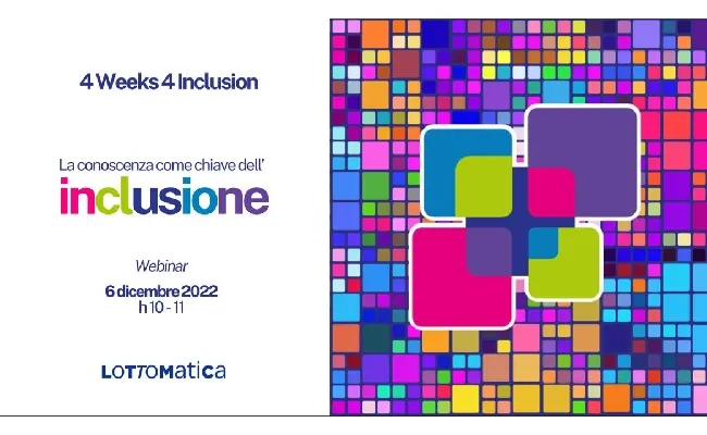 Lottomatica partecipa alla 4 Weeks 4 Inclusion, il grande evento dedicato all'inclusione