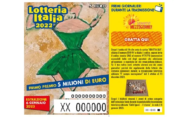 Lotteria Italia 2022, Calabria: venduti 115mila biglietti (-1,4%), Cosenza prima tra le province