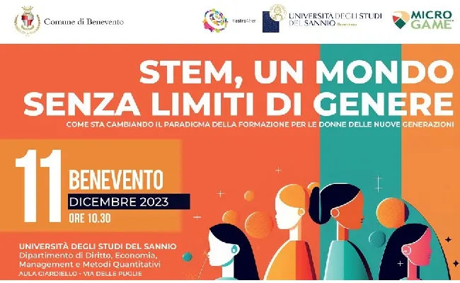 STEM, un mondo senza limiti di genere: lunedì a Benevento l’incontro promosso da Microgame e Astro4Her