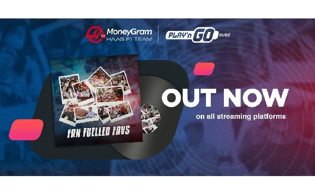 Play'n GO Music pubblica, in collaborazione con Haas, la playlist "Fan Fueled Faves" in vista del Gran Premio d'Olanda di F1