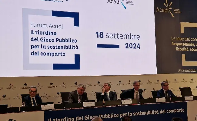 Forum Acadi: gettito del settore giochi sale a 12 miliardi nel 2023. Spesa cresciuta di 2 miliardi negli ultimi cinque anni, ma in calo quella su slot e vlt