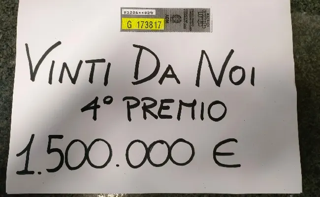 Lotteria Italia 2024, in un tabacchi di Torino il quarto premio da 1,5 milioni di euro: "Biglietto vincente venduto già a novembre"