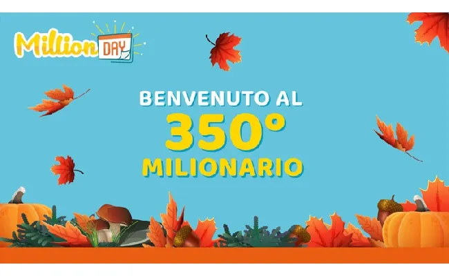 MillionDay, centrata a Lamezia Terme (CZ) la 350ª vincita da 1 milione di euro