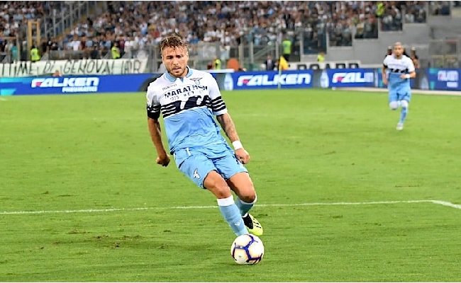 Serie A Lazio Udinese: Immobile punta Vlahovic in quota il gol del capitano del biancoleste