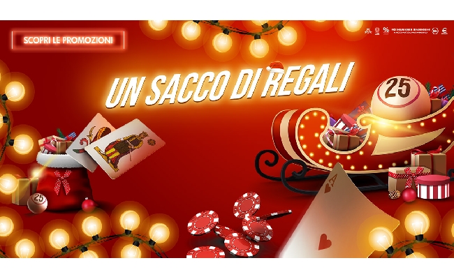 “Un Sacco di Regali” Natale con montepremi stellari nelle lobby di casa Microgame