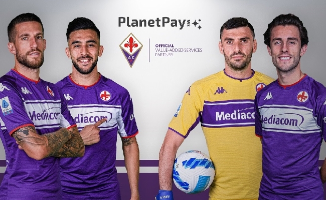 PlanetPay365 diventa official value added services partner dell'ACF Fiorentina