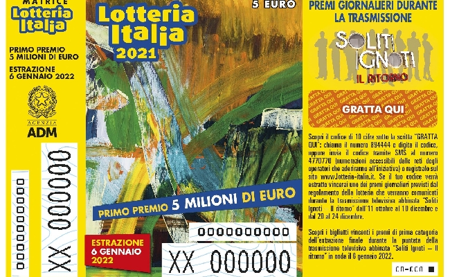 Lotteria Italia: biglietti prima categoria estratti non ancora abbinati ai premi