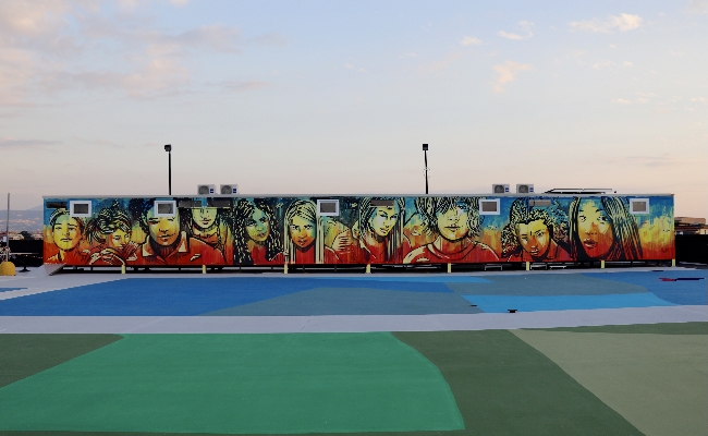 Casilino Sky Park gli eco murales realizzati da tre street artist di fama internazionale