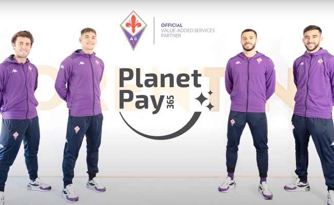 Planetpay365 torna in campo: via alla campagna di digital advertising con i giocatori dell'ACF Fiorentina