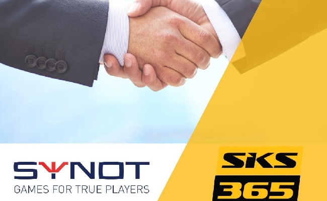SKS365 sigla l'accordo con SYNOT Games: cresce ancora l'offerta del casinò online Planetwin365