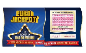 EuroJackpot centrati due 5+1 da 629mila euro nel concorso di martedì 6 dicembre 2022