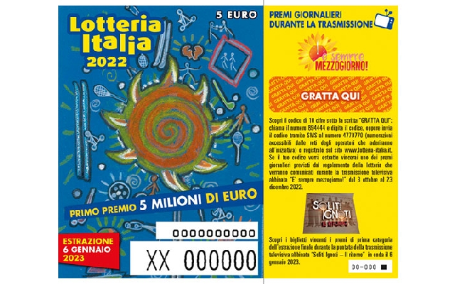 Lotteria Italia 2022 Sardegna