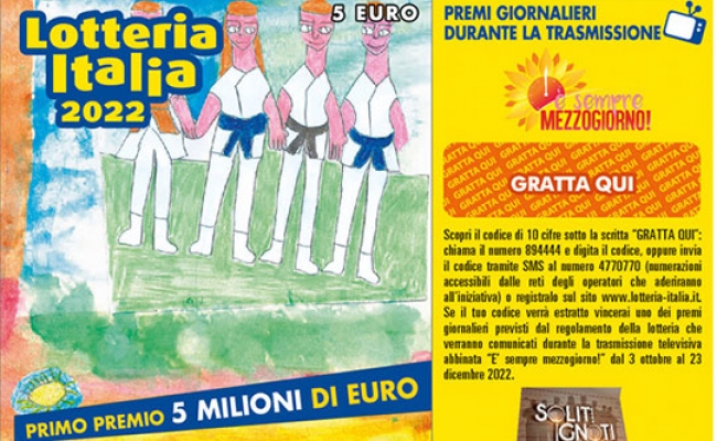 Lotteria Italia 2022 terzo premio Fonte Nuova