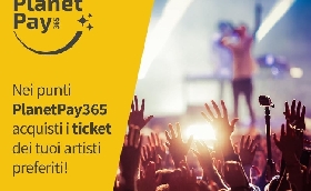 PlanetPay365 amplia l'accordo con TicketOne: via alla vendita dei biglietti per concerti e spettacoli