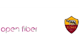 Open Fiber e AS Roma: in rete a 10 gigabit al secondo