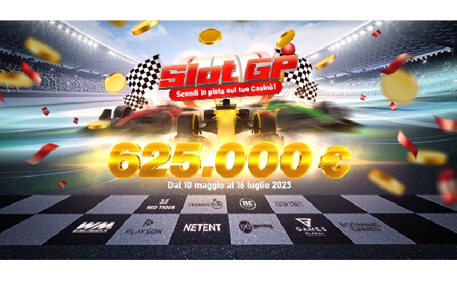 Microgame	lancia	Slot	GP la	più	grande	competizione	 italiana	di	video	slot