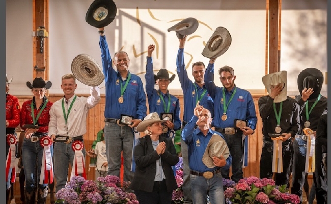 Campionati del Mondo di Reining: l'Italia conquista un oro e due argenti a squadre