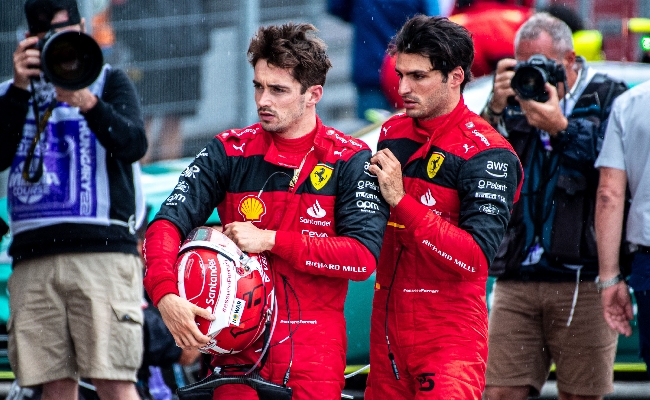 F1 Sainz podio Monza quota Leclerc avanti testa testa casa Ferrari