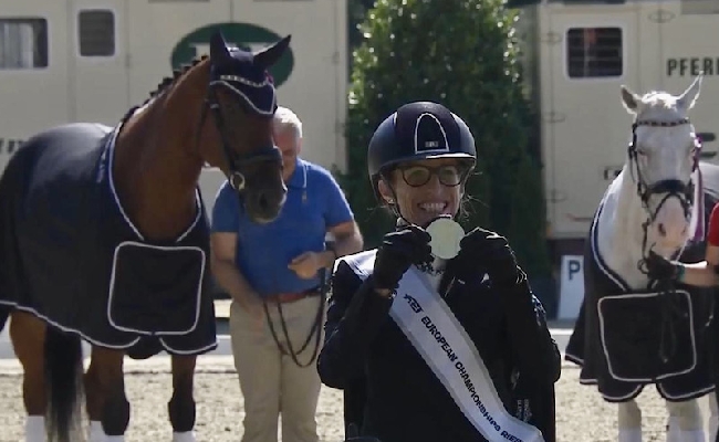 Campionato Europa Dressage Paralimpico Sara Morganti medaglia oro Freestyle