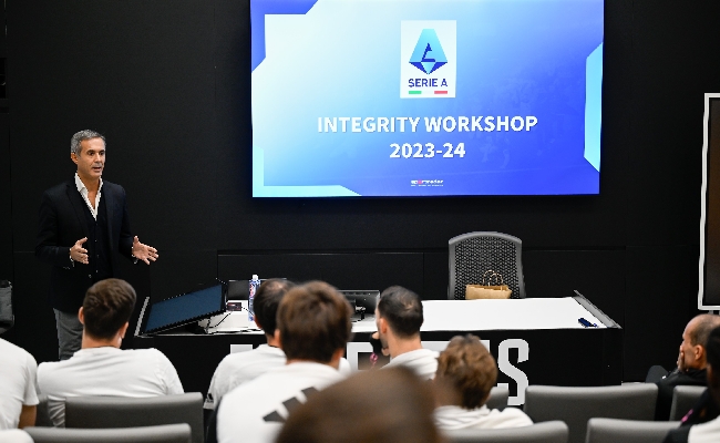 Sportradar: l'Integrity Tour fa tappa dalla Juventus