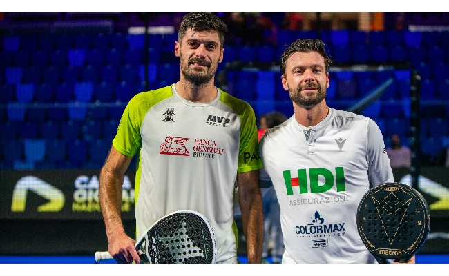 Milano Premier Padel P1 Di Giovanni e Cremona durano un set. Zapata Guerrero al secondo turno 