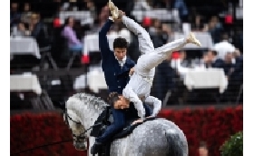 Equitazione Coppa del Mondo di Volteggio: Rebecca Greggio e Davide Zanella un Pas de deux tutto d’oro