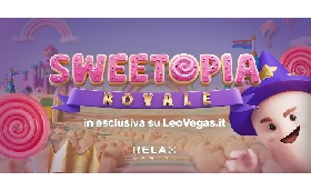 Sweetopia Royale arriva su LeoVegas.it: il gioco firmato Relax Gaming in esclusiva fino al 27 febbraio