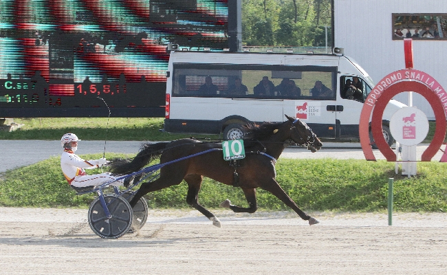 BOCCADAMO VECCHIONE CONCEDONO IL BIS NEL GRAN PREMIO ETTORE E MARIO BARBETTA DEL 25 APRILE ALL’IPPODROMO SNAI LA MAURA