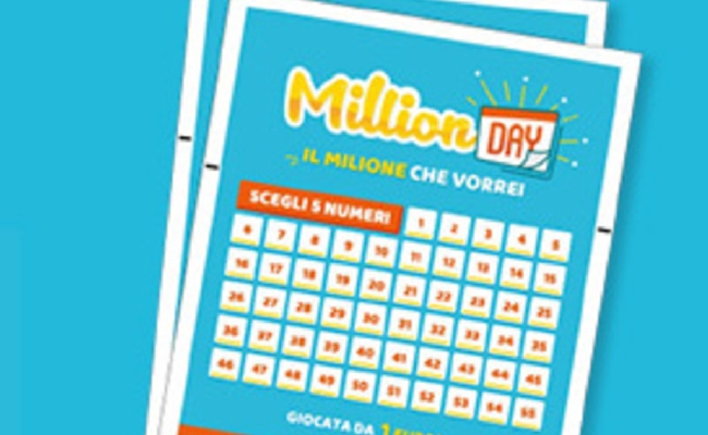 MillionDay MillionDay extra estrazioni 13 oggi venerdì 26 aprile 2024