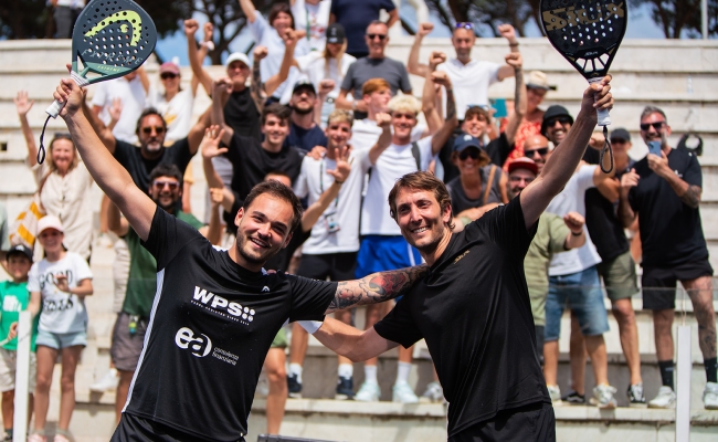 BNL Italy Major Premier Padel l'impresa di Bruno Iacovino: battuti i talenti spagnoli c'è il tabellone principale: “un sogno siamo due fucili che si divertono”