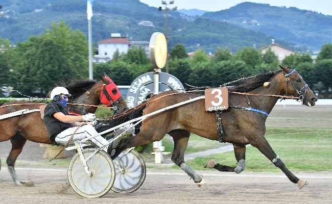 ALL’IPPODROMO SNAI SESANA SABATO SERA CON LA DELUSIONE AZZURRA AGLI EUROPEI DI CALCIO E CON LA CONFERMA IN PISTA DI FILODORO BAR NEL PREMIO GIUSEPPE VERDI