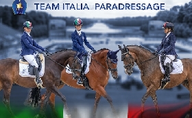 Equitazione Paralimpiadi Parigi 2024: Morganti Semperboni e Salvadè in campo nella gara a squadre