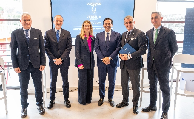 Al Parco del Foro Italico presentazione del Longines Versilia HorseShow Presented by Giorgio ArmanI