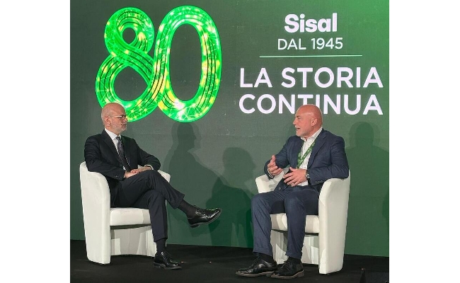Evento 80 anni di Sisal il Ceo Durante:Società in grande crescita decisivo l'ingresso nel mondo Flutter