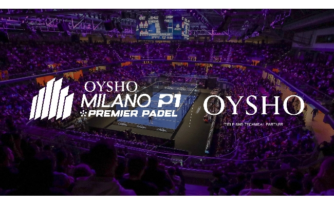 OYSHO Title e Technical Partner di Milano Premier Padel P1: via a un nuovo capitolo di sport stile e passione