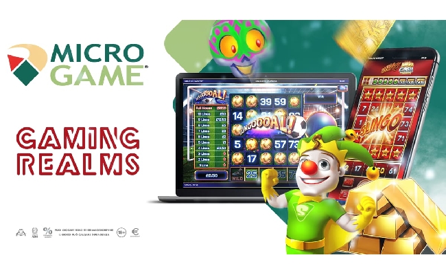 Microgame annuncia la nuova partnership con Gaming Realms: i titoli Slingo arrivano sulla piattaforma Casinò