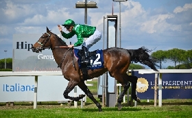 IPPICA Ippodromo Capannelle Assolo di HM Alchahine e Cristian Demuro nella UAE President Cup