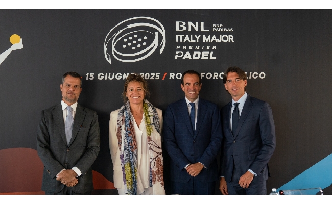 BNL Italy Major Premier Padel il Foro Italico accoglie le grandi stelle. Carraro: “Roma fino al 2030 e wild card alla campionessa olimpica Sara Errani”