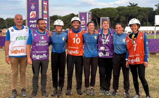 equitazione Italia medaglia d'argento nell’Europeo di endurance di Castiglione del Lago