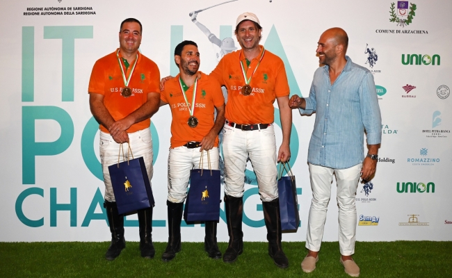 Italia Polo Challenge trionfa il team di UsPolo Assn Union Ecoservice chiude terza con i ‘figli dell'isola’ Marco e Anita sul podio