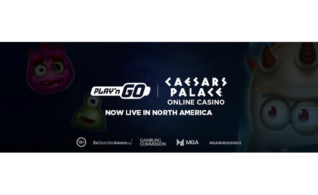 Play'n GO annuncia una partnership con l’operatore nordamericano Caesars Entertainment