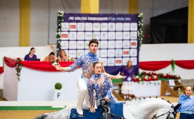 Fise Europei Volteggio: a Greggio e Zanella la medaglia d’oro nel Pas de deux