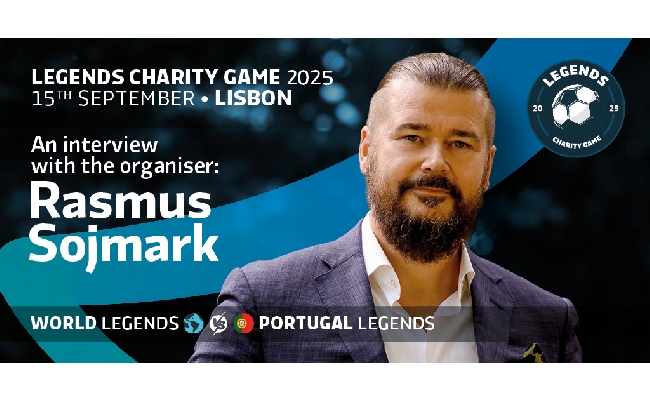 Legends Charity Game all’SBC Summit di Lisbona. Rasmus Sojmark (fondatore e Ceo di Sbc): “Evento che sognavamo da tempo. L’obiettivo è renderlo un appuntamento annuale”