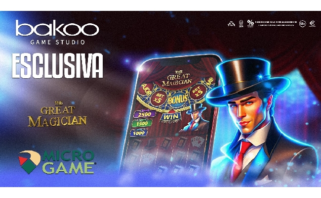 Una nuova esclusiva Bakoo nel network Microgame: da oggi e fino al 31 agosto arriva The Great Magician