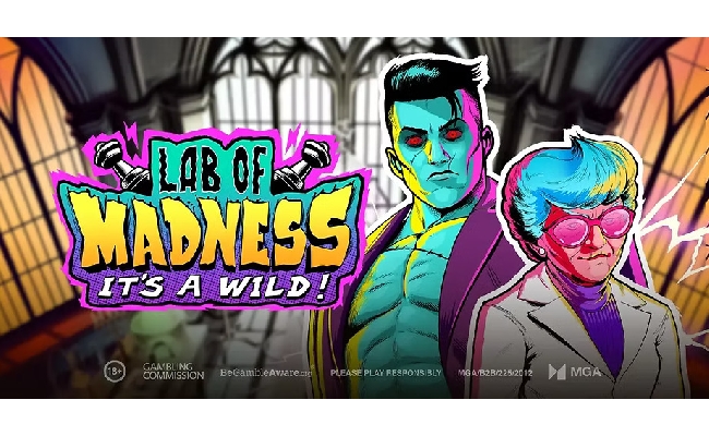 Play’n GO disponibile da oggi la nuova slot 'Lab of Madness – It’s a Wild'