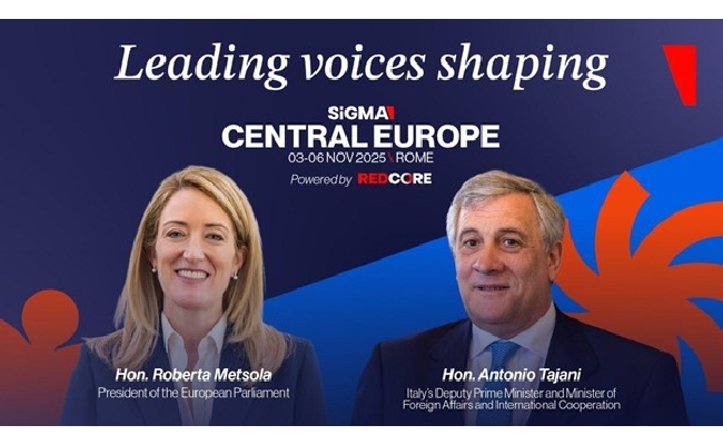 SiGMA Central Europe 2025: dal 3 al 6 novembre a Roma operatori politici regolatori e aziende discutono del futuro del gioco